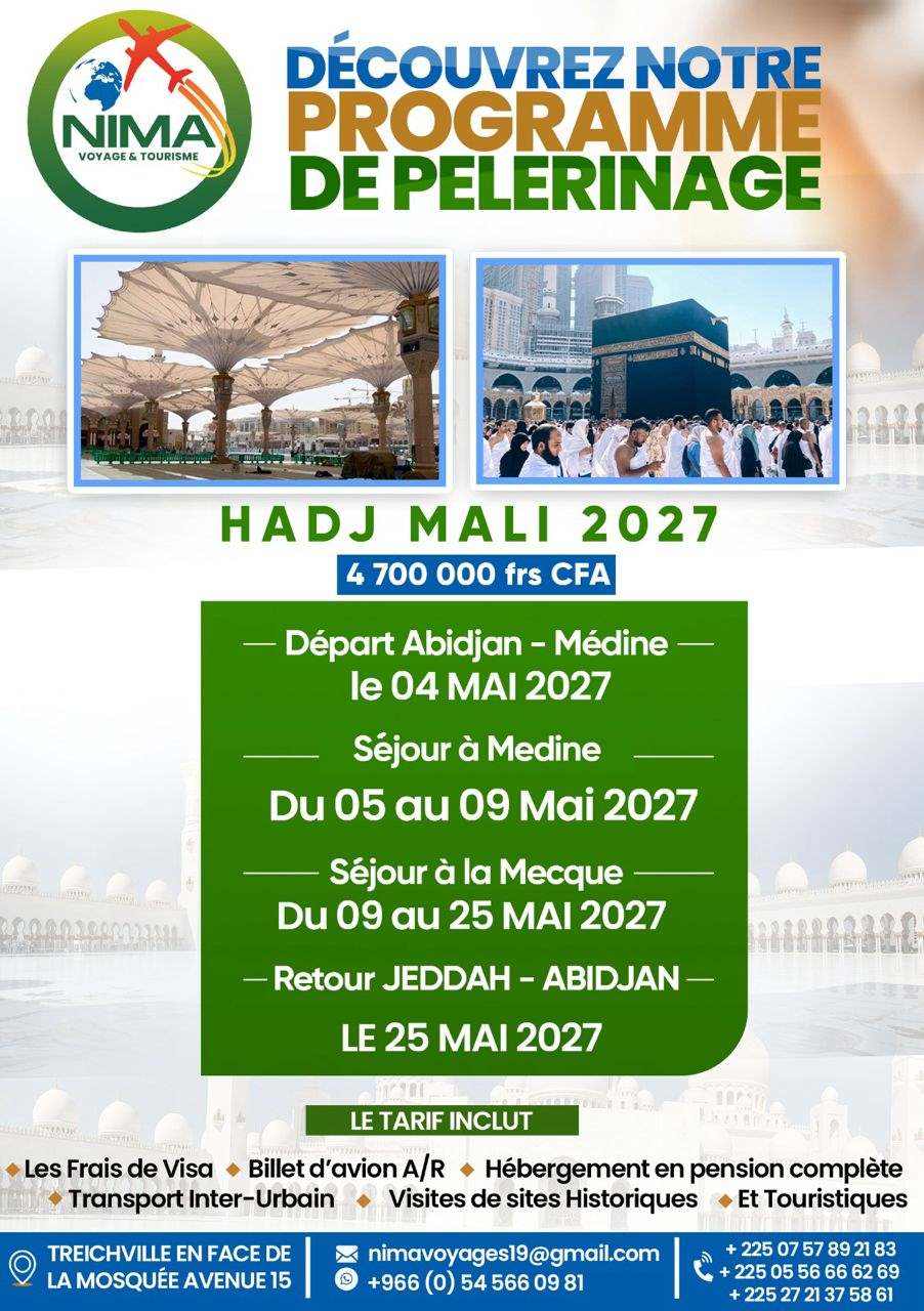 Programme Hadj Mali 2027